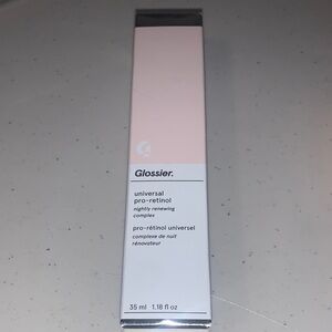 NEW-Glossier Retinol Cream in Pink and White Box
